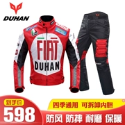 Duhan off-road xe máy Jersey phù hợp với áo khoác nam xe máy chống thấm nước ấm áp gió bốn mùa phổ quát - Xe máy Rider thiết bị