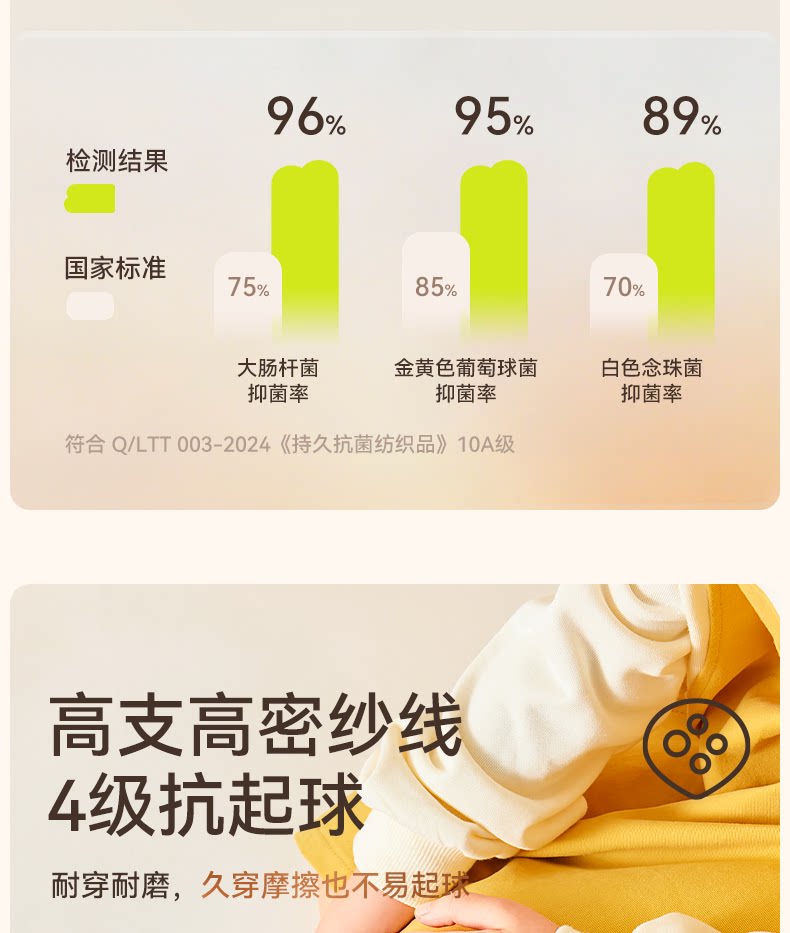 儿童袜子纯棉袜女童宝宝秋季薄款透气长筒袜小女孩高筒秋棉袜童袜 — 10