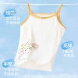 Детская летняя тонкая пижама, детский комплект без рукавов для девочек, эффект подтяжки