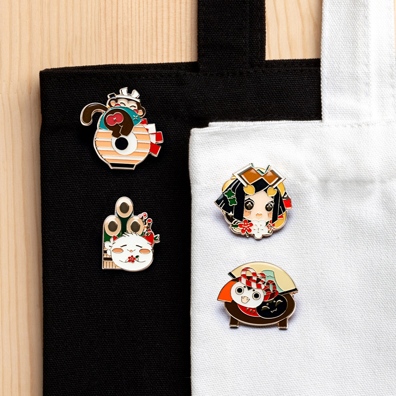 onmyoji Onmyoji Monster House New Year Badge YYS NetEase Game Official Peripherals