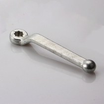 Octagonal hole ball valve handle 12 * 12 high-pressure forged steel valve 14 * 14mm plum blossom hole handle 9 * 9mm octagonal shape