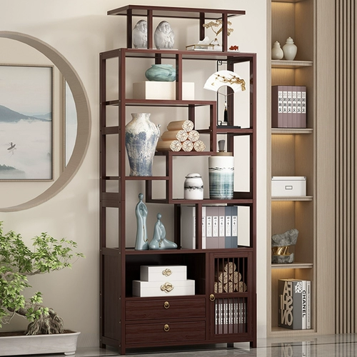 Новый стеллаж Bogu в китайском стиле из немассивного дерева Duobao Pavilion стеллаж для хранения чая витрина офисный чайный сервиз украшения стеллаж для хранения