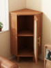 Corner Storage Rack for Living Room, Home Use, Retro Corner Storage Cabinet, Non-Solid Wood, Multi-Functional Corner Cabinet, Miscellaneous Storage Cabinet