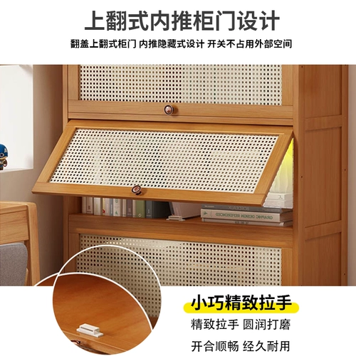 Книжный шкаф, система хранения из натурального дерева, книжная полка, популярно в интернете