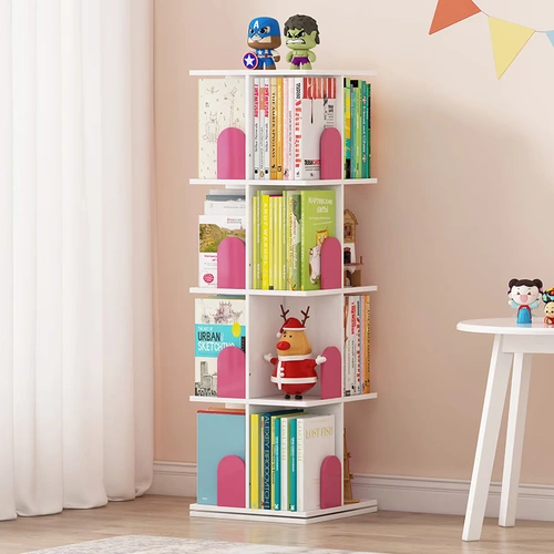 Вращающаяся книжная полка 360 -Degree Lelfs Детские картины заклинание домашнее провинциальное пространство Простая посадка Студент Творческий книжный шкаф