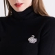 Swarovski yếu tố thiên nga cao cấp trâm cài corsage nữ cá tính sang trọng thời trang pin sinh nhật - Trâm cài