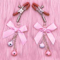 Розовый бант [розовый + белый] колокольчики