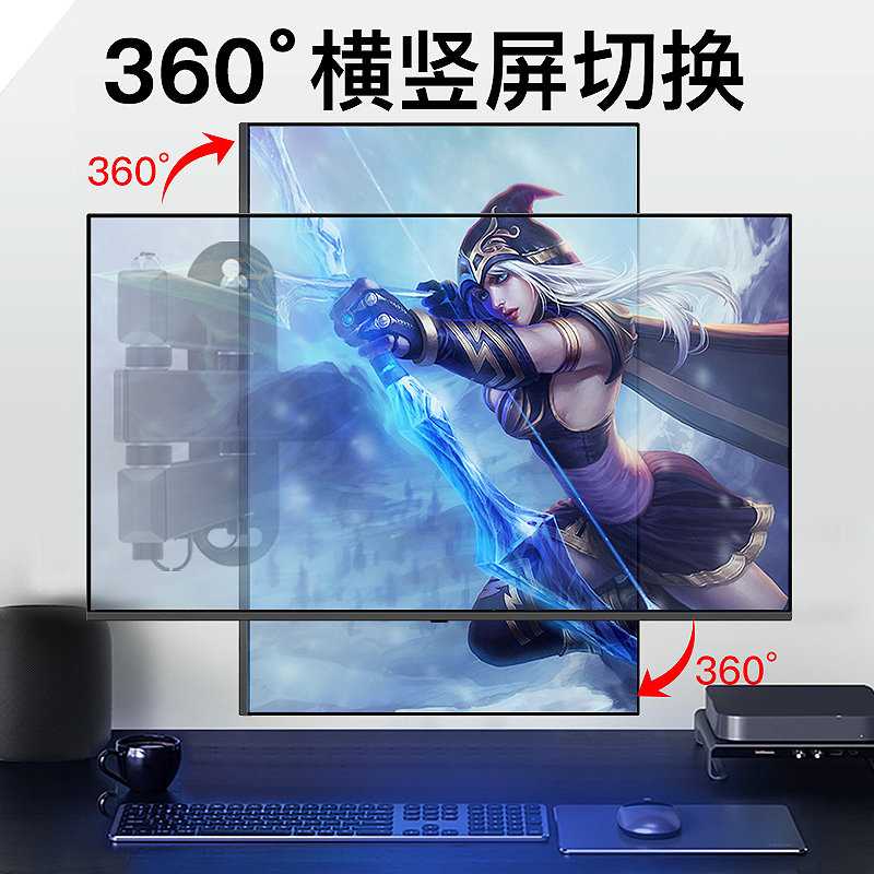 Computer screen bracket TV swivel hanging rack Mighty Folding Wall-mounted Xiaomi Sony Lenovo Haixin GM