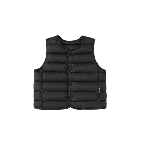 Детский легкий и тонкий демисезонный жилет с пухом для мальчиков, бархатный вкладыш, пуховик, утиный пух