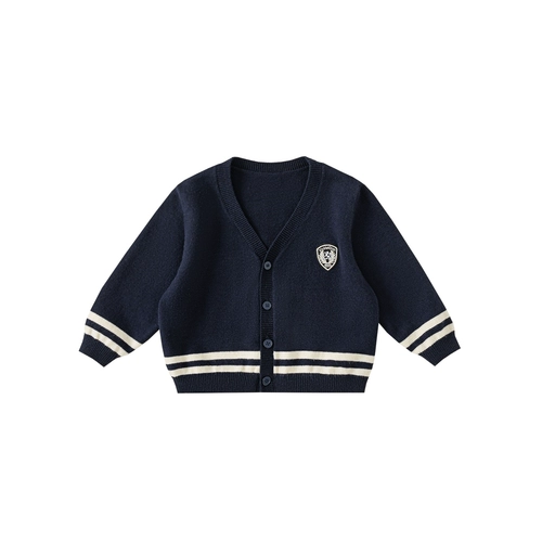 Детский трикотажный свитер для мальчиков, кардиган, весенняя детская куртка, тренд сезона