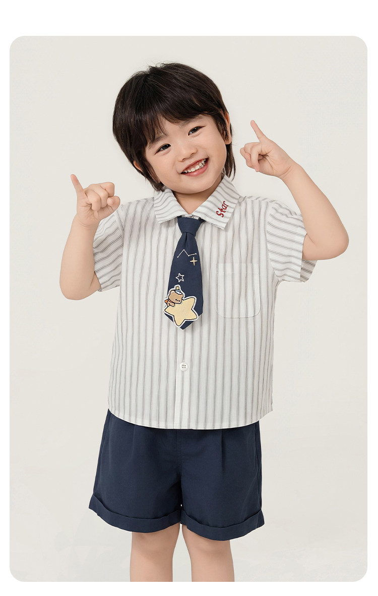 男童秋套装周岁男宝礼服2026新款小少爷衣服婴儿春秋童装洋气衬衫 — 22