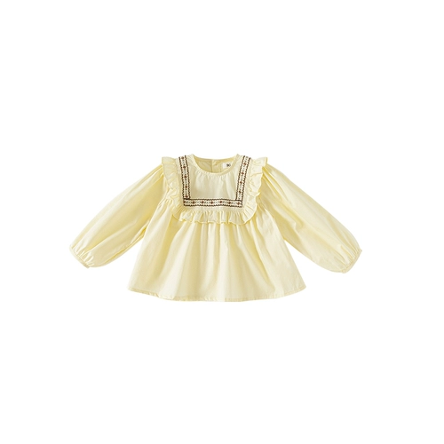 Весенняя рубашка, кукла, милый детский осенний лонгслив, 3 лет, в западном стиле, в корейском стиле