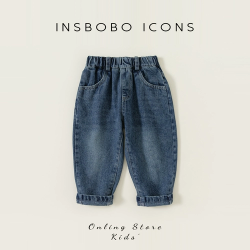 Штаны для мальчиков, весенние детские джинсы, тренд сезона, детская одежда