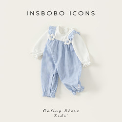 Insbobo Baby Clothes 2025 Spring and Autumn New Baby Jumpsuit Cute Baby Girl Romper Newborn Autumn Outfit