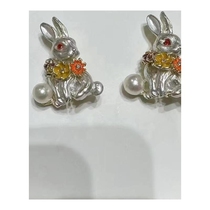 2023 New Year of the Animal Rabbit Brooch Cute Badge Decoration Pin Couple Bag Small Pendant Creative Gift