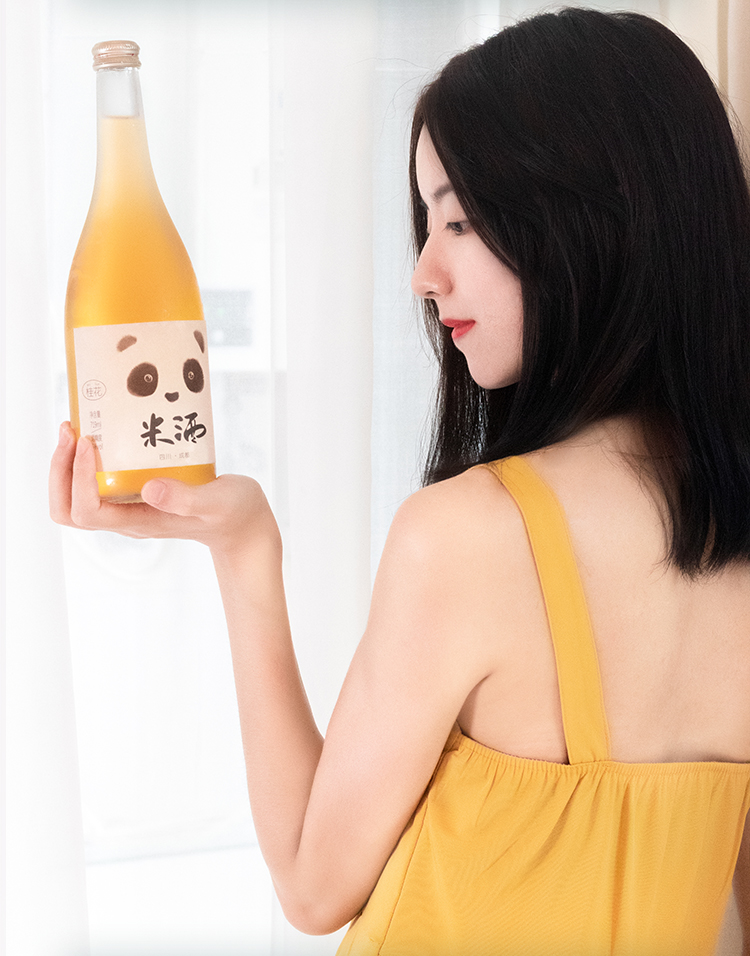 川红锦 6度 桂花味糯米甜酒 719ml 图5