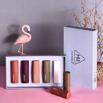 Li Jiaqi recommends Mu Si Five Lipstick Set Matte Fog Velvet Not Easy to Decolorize Parity Minor Students