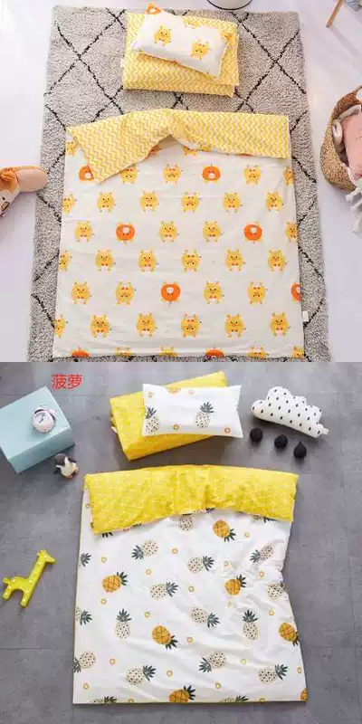 Fantasy Garden quilt ba bộ vườn trẻ em Bộ chăn ga gối trẻ em ba mảnh Bộ sáu bộ lõi vào vườn - Bộ đồ giường trẻ em 	bộ chăn ga cho bé gái