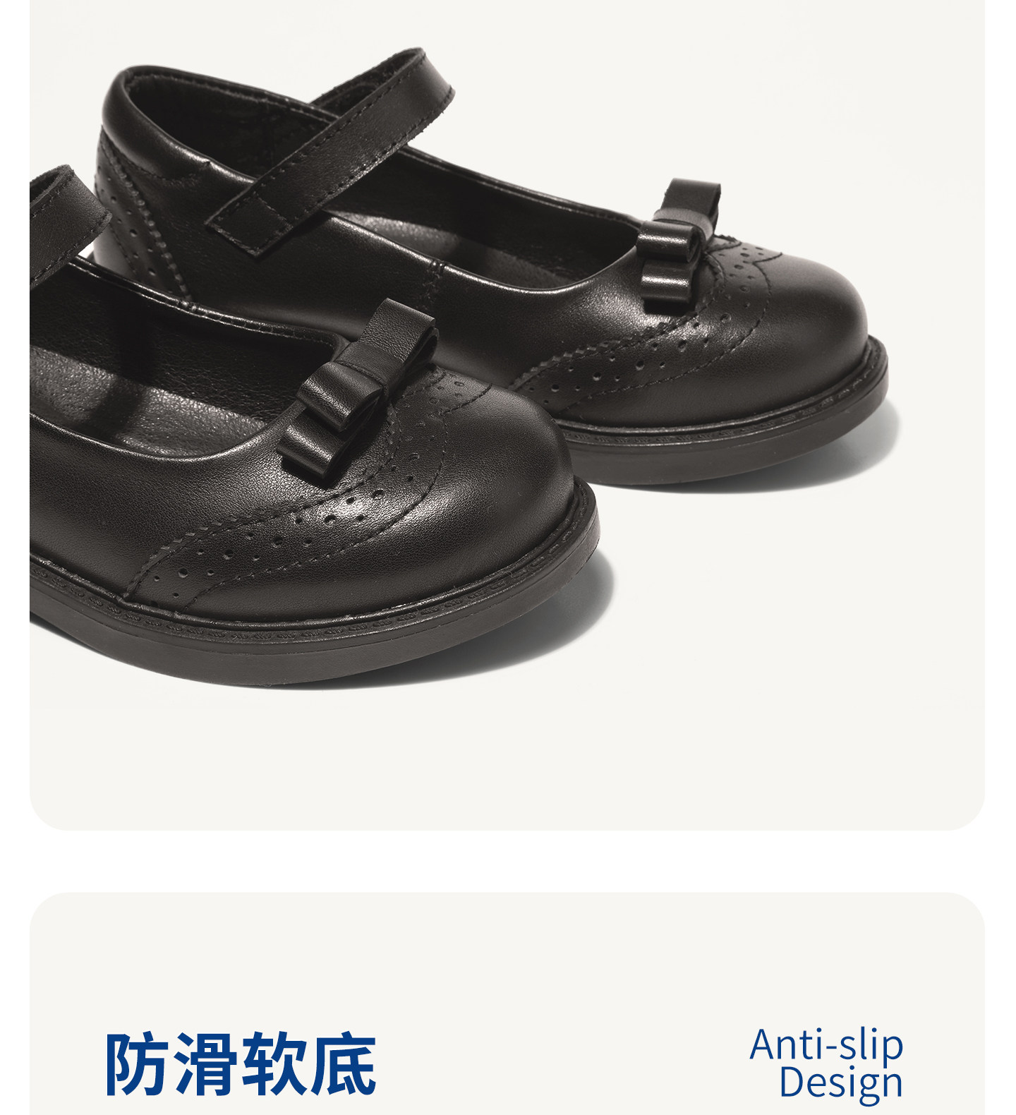 女童皮鞋2026新款春秋学生黑色英伦儿童演出软底小女孩真皮公主鞋 — 14