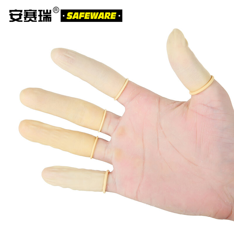 Ansai Rui anti-static latex finger cots electronic factory non-slip finger cots thickened disposable labor insurance finger cots