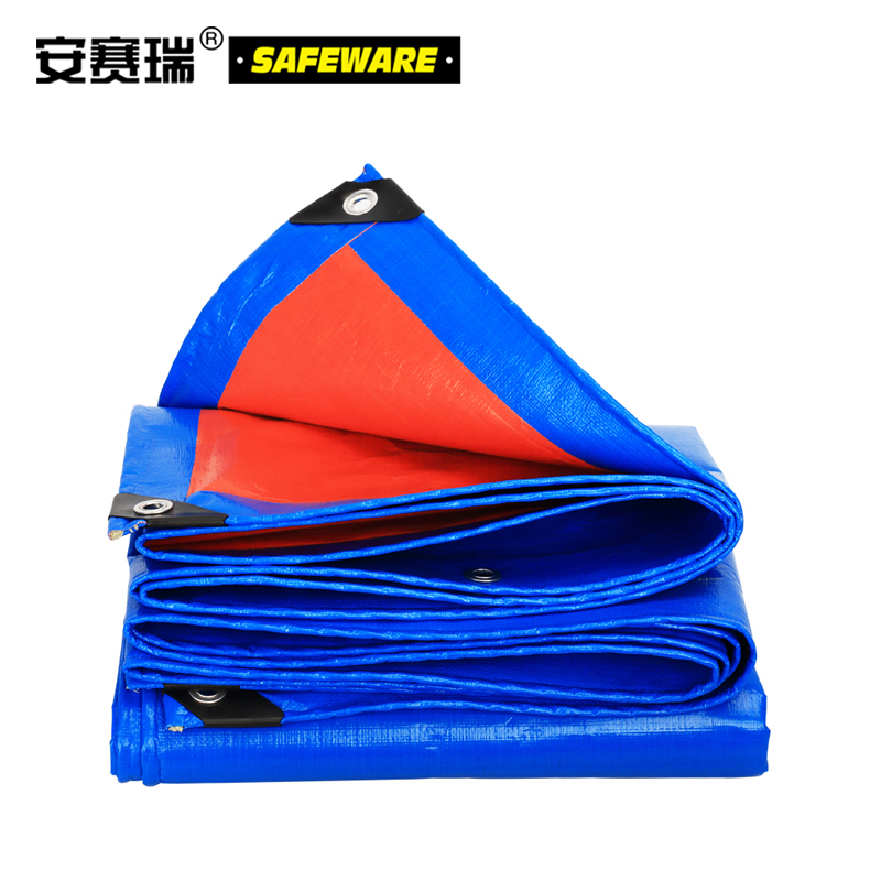 Aceare thickened rainproof cloth PE polyethylene rainproof cloth rainproof tarpaulin waterproof tarpaulin blue orange 2*3m12441