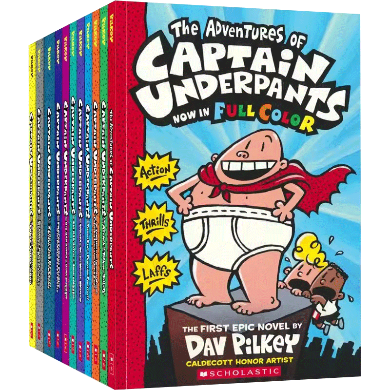新品 Captain Underpants 14冊セット英語絵本　洋書　音声あり 全国送料無料の通販 Underpants Captain 新品 14冊セット英語