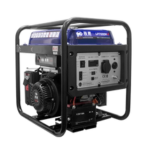 Gasoline generator 220V 380V small household commercial emergency 6 5kw outdoor construction portable portable