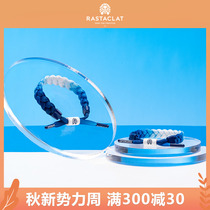 RASTACLAT Official Little Lion gradient series DUNGAREE Blue and White Classic Laces Bracelet bracelet