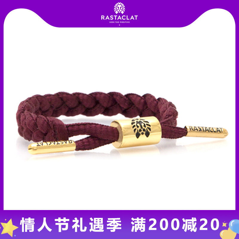 Rastaclet Official Lion Mini Series MERLOT Red Violet Womens Shoes Bracelet