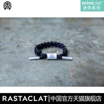 RASTACLAT Lion Little Official Street Series KEEM Black Purple Mini Shoe Lace Bracelet