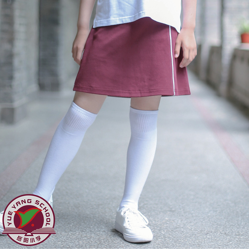 Shanghai School Songjiang District Yueyang Primary School Summer Sports Short skirts girls' school uniforms for summer clothing Dresses