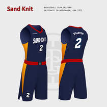 Childrens basketball uniform team uniform printing game basketball clothes mens suit custom summer breathable sweat absorption tide