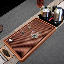 Electric Wood tea tray German yellow household simple set kung fu tea set solid wood Taiwan electric Bakelite small tea tray