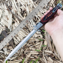 Outdoor folding knife sharp camping with versatile anti-body cutter long-style portable high hardness fishing cutter