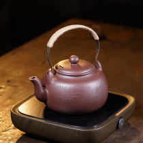 Songlinwai Yixing Purple sand pot Large capacity kettle Special beam pot Electric pottery stove cooking teapot