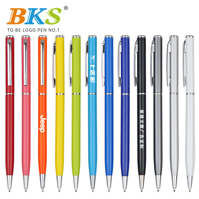 BKS Metal Advertising Pen Customizable LOGO Ballpoint Pen Laser Engraving Metal Pen Business Gift Pen Touch Screen Pen Tactile Pen Customized 100 pieces
