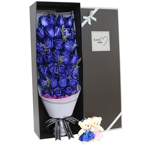 Blue Demon Gift Box Birthday Flower Expres