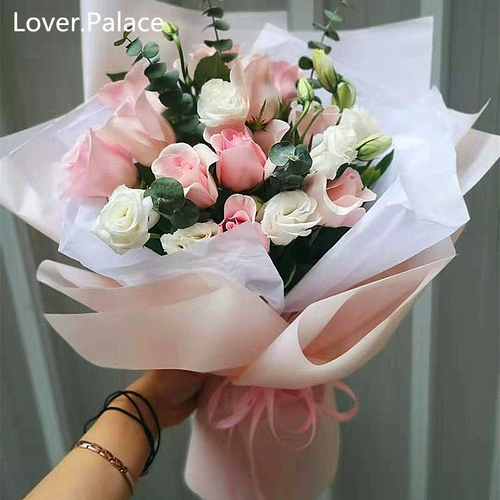 Flower Express Tongcheng Пекин Шанхай, Шанхай, Шэньчжэнь Гуанчжоу Чунцин Чэнду Красное порошок шампанский микс с шампанским и спичкой цветочный букет день рождения