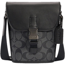 (Self-operated) COACH Mens French Fries Bag Track 16 Chest Bag Fashionable One-shoulder Crossbody Bag