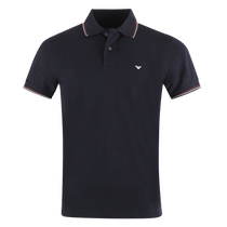 (Self-operated) EMPORIO ARMANI Armani mens casual short-sleeved POLO shirt 8N1FB4 1JPTZ