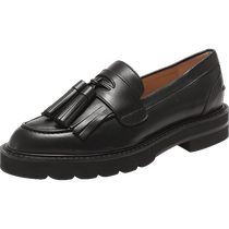 (Self-operated) Stuart Weitzman womens loafers leather shoes MILA LIFT