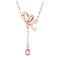 (Self-operated) Swarovski Volta Y-shaped bow pendant necklace for girlfriend 5647569