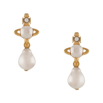 (Self-operated) Vivienne Westwood Vivienne Westwood artificial pearl earrings gold