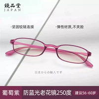 Виноградный фиолетовый HD анти-синий свет 250 градусов [рекомендуется в течение 56-60 лет] ❤ Один год гарантия