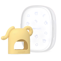 (Self-operated) Moyuum South Korea imported anti-eating elephant shield teether teether silicone bite music box