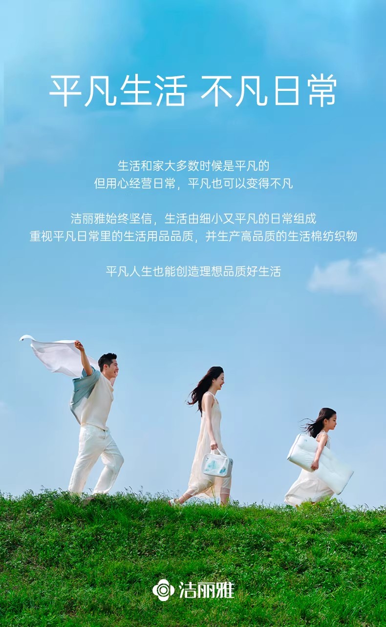 安享好物 安享D级洗脸巾-洁丽雅茸茸 抗菌洗脸巾  