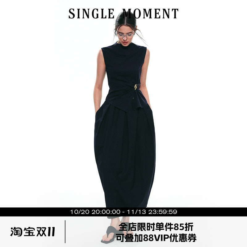 Single Moment 25Ss New Summer Style French Slim-Fit Sleeveless Tailored Twisted Vest Suit Single Moment 25Ss New Summer Style French Slim-Fit Sleeveless Tailored Twisted Vest Suit