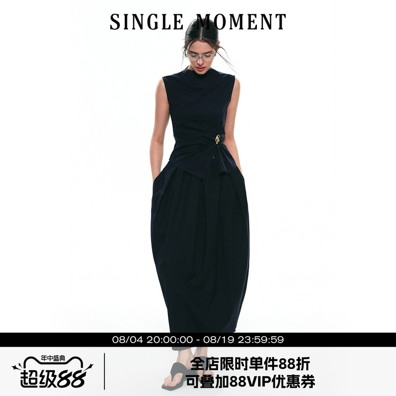 Single Moment 25Ss New Summer Style French Slim-Fit Sleeveless Tailored Twisted Vest Suit Single Moment 25Ss New Summer Style French Slim-Fit Sleeveless Tailored Twisted Vest Suit