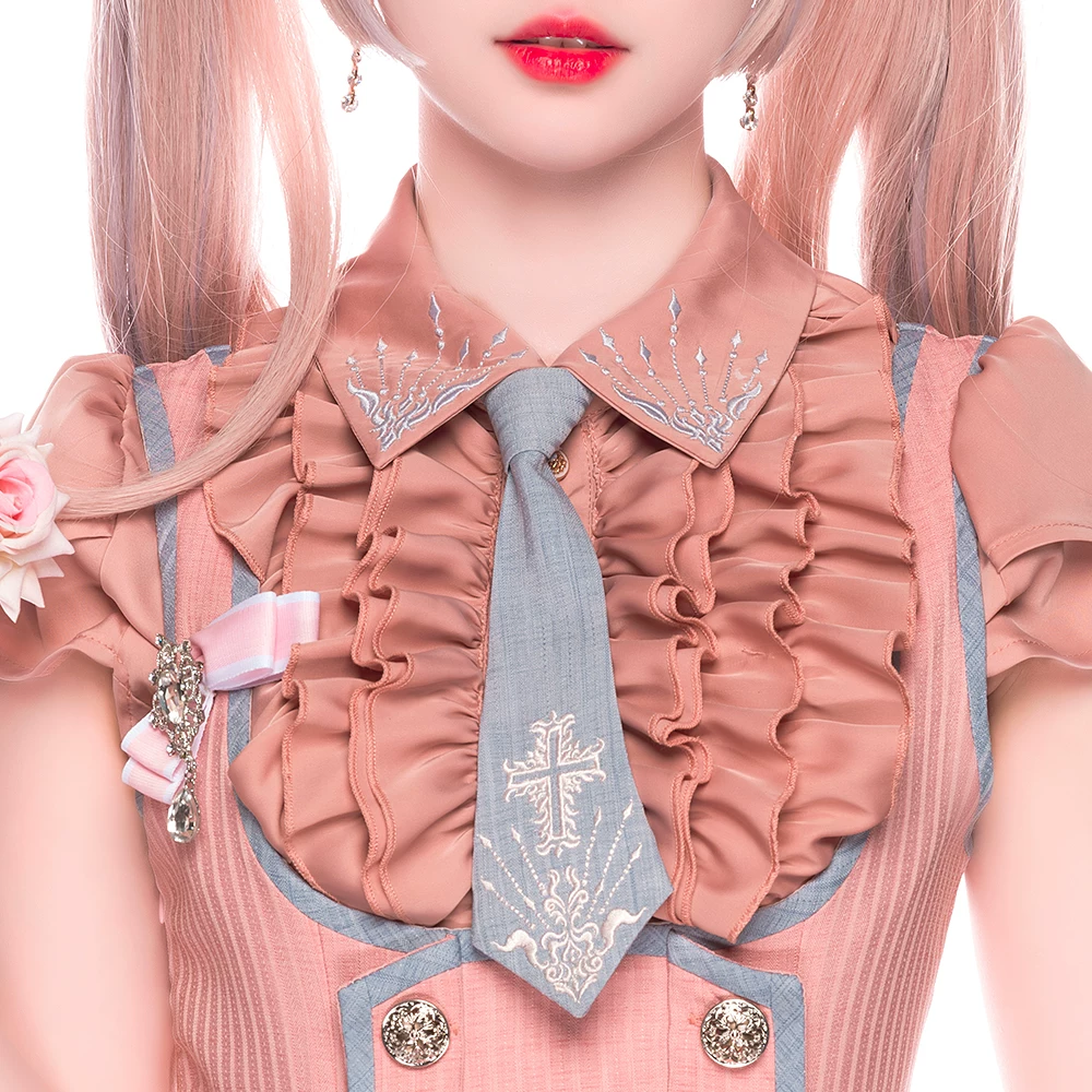 [Опера] Шеффилд розово-синее колледжное британское стильLolita платье Лолитa магия лолита униформа осень