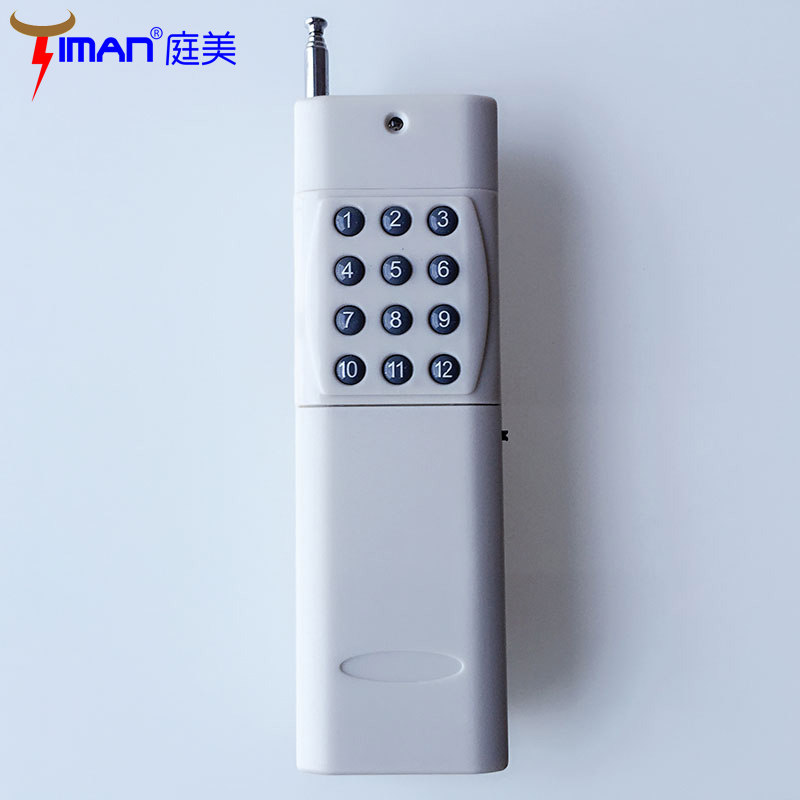 TIAN long-distance multi-way motor lamp water pump aerator wireless remote control switch remote control 12 key to wear wall